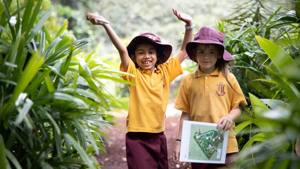 Kids exploring Greater Sydney Parkland